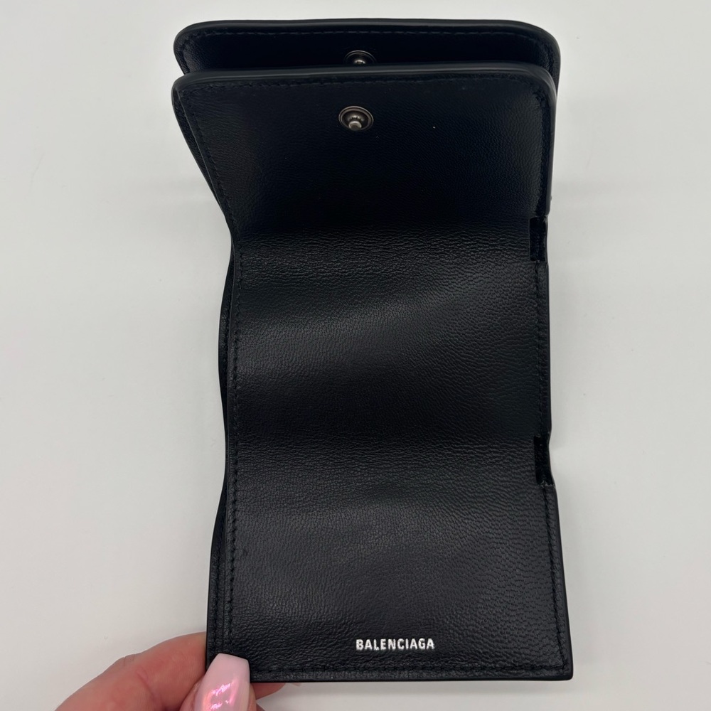 Balenciaga Le Cagole Mini Leather Wallet - Picture 9 of 14